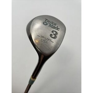 TaylorMade Men's 3 Wood Golf Club 17° Loft USA METALWOOD Steel Shaft Stiff RH43"